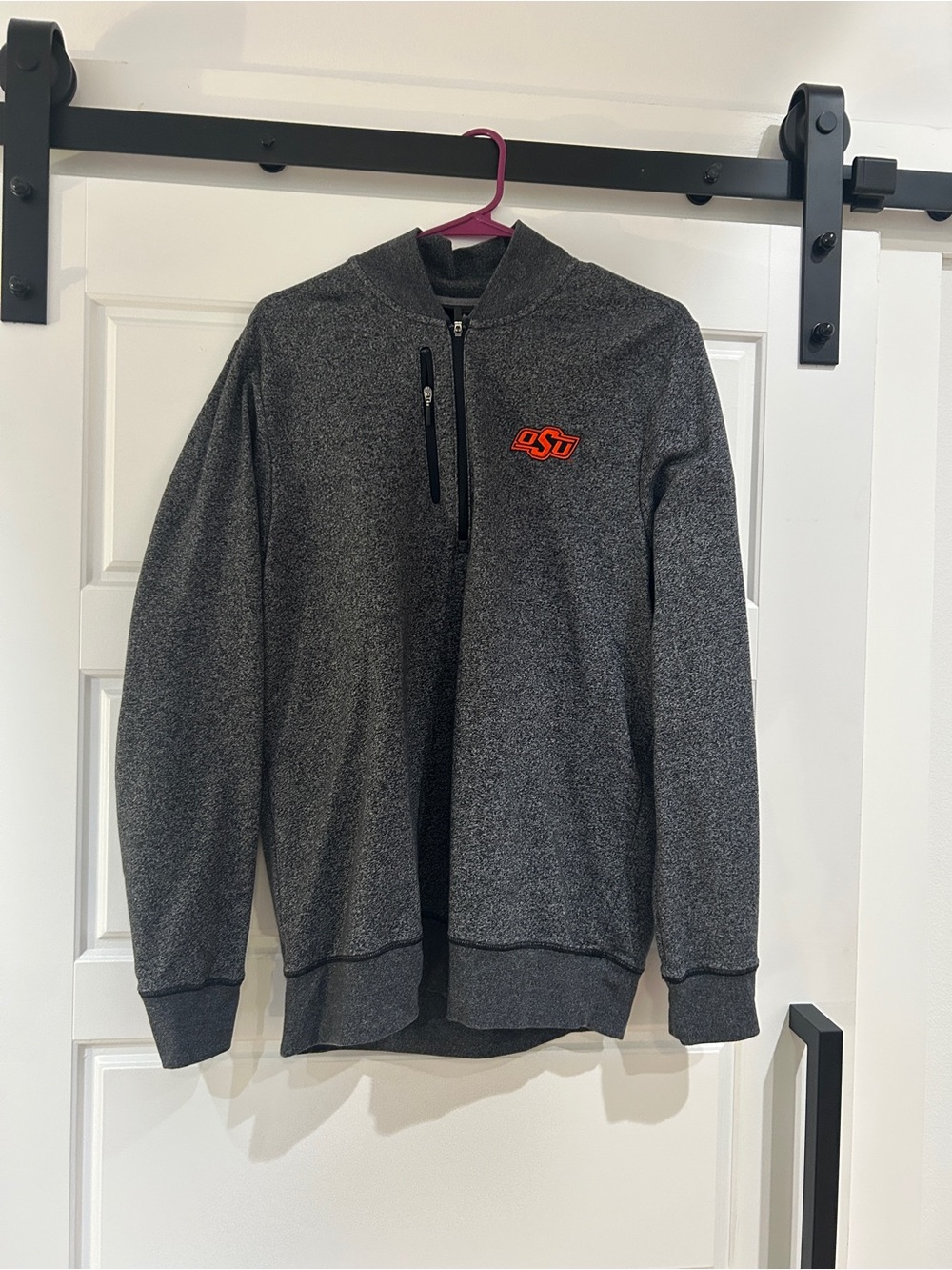 Men's Charcoal Oklahoma State pullover